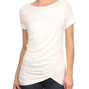 Ivory Ruched Top